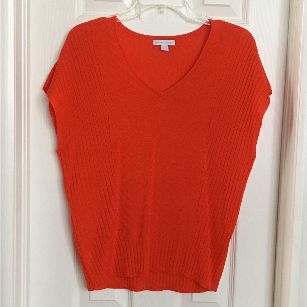 Orange lightweight sweater